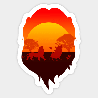 The circle of life Sticker